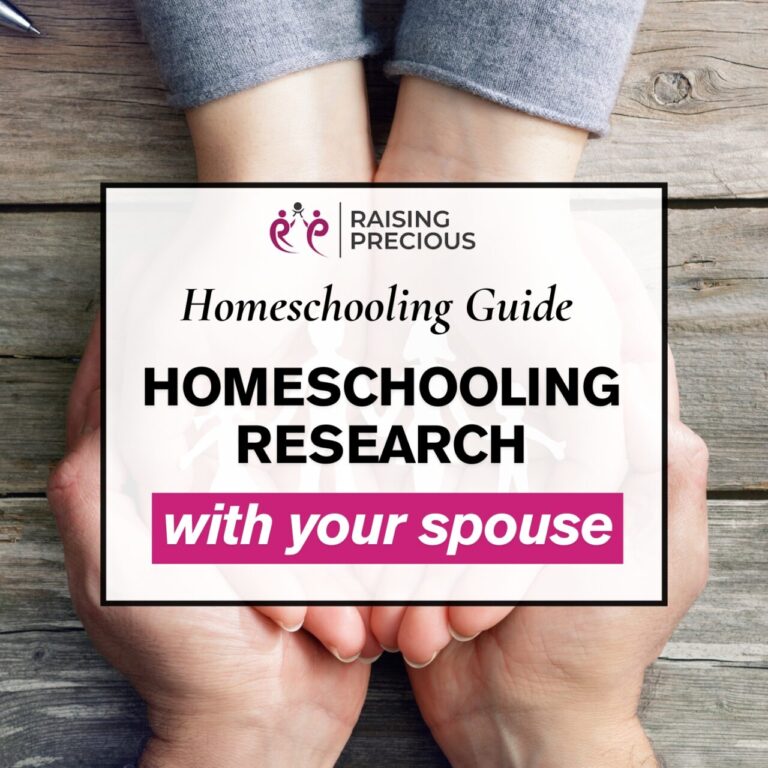 Homeschooling research with your spouse blog post