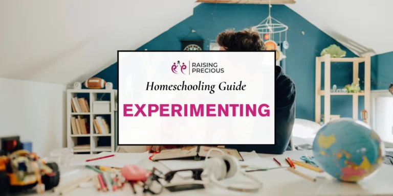 Experimenting while homeschooling blog post