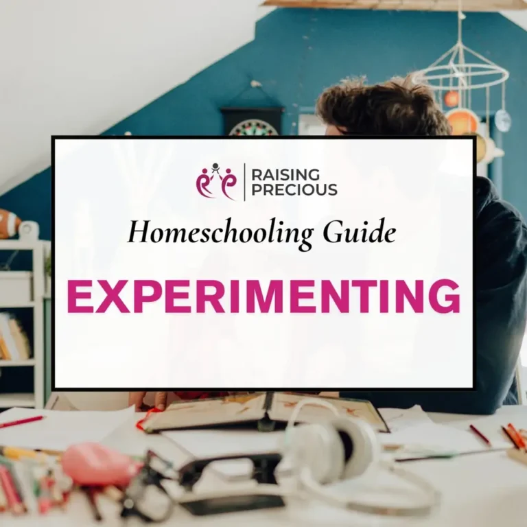 Experimenting while homeschooling blog post