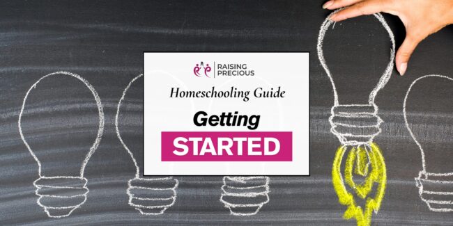Getting started to homeschool blog post